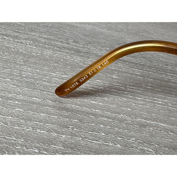 Tory Burch TY 1076 3343 Twisted Gold Frame Eyeglass Frames- 51 18 140 - Picture 9 of 9
